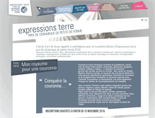 Tablet Screenshot of expressionsterre-douai.com